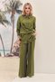 Shirt with Pants Collar Suit 46326