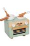 Wooden Mini Oven Playset 21pcs – Montessori Pretend Play Kitchen Set with Cookies - 4