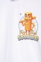 Ecru Boys' Crew Neck T-Shirt and Shorts 2-Piece Printed Set 24002 - 5