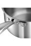 Platinum Triply Stainless Steel Milkpan - 1.2 Litre, 14 cm | Easy Pour Spout | Tea/Milk/Chai Pan | Rivetted Sturdy Handle | Induction & Gas Base - 8