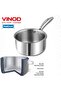 Platinum Triply Stainless Steel Milkpan - 1.2 Litre, 14 cm | Easy Pour Spout | Tea/Milk/Chai Pan | Rivetted Sturdy Handle | Induction & Gas Base - 7
