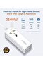 65W 2M Power Extension with 4-Port USB Fast Charger Adapter Universal Plug Socket + 2 USB-C PD3.0 and 2 USB-A QC Surge Protector Outlet 2M Cable for iPhone 16 MacBook Laptop Travel - 5