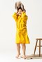 Joie 100% Cotton Children's Bathrobe with Hood and Animal Embroidery - 4