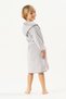 Joie 100% Cotton Children's Bathrobe with Hood and Animal Embroidery - 4