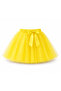 Girl's Yellow Tulle Bowknot Skirt – Ages 5-13