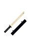 Wooden Samurai Set 4 Pieces, Shield + Katana Sword + Ninja Star Kohga + Throwing Knife Kunai, Black - 4