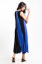Strappy V-collar Asymmetrical Dress - 4