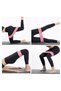 Set of 3 Ultra Deluxe Aerobic Fitness Resistance Bands Thigh Stretching Arm Leg Hip Band 33x8cm - 4