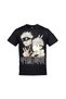 Jujutsu Kaisen Satoru Gojo Yuji Itadori Printed Unisex Black T-shirt