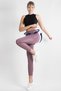 High Waist Stretchy and Recovery Sports Leggings with Side Zipper Detail Pockets - 5