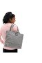 Shoulder Strap Cloth Fabric Women's Bag Tell All Zip Tote 705 - 3