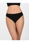 Women's Black Wide Brim Slip Panties