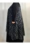 Polka Dot Black Glitter Casual Tulle Vest - 4