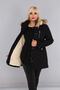 Women's Woolen Capsony Furry Canvas Linen Coat & Coat - 2