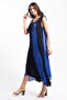 Strappy V-collar Asymmetrical Dress - 3