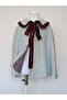 Girl's Baby Poncho Cape Blue 0-5 Years - 4