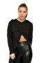 Viscose Hooded Women's Front Cross Dress - 2