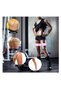 Set of 3 Ultra Deluxe Aerobic Fitness Resistance Bands Thigh Stretching Arm Leg Hip Band 33x8cm - 3