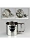 Stainless, triggered Metal Flour Sieve