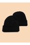 Unisex Basic Beret Σετ Μαύρο&Μαύρο - 2
