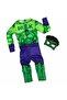 Hulk Children's Costume - Green Giant Costume + Hulk Stone-Throwing Glove Toy - 2