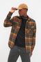 Tile Double Pocket Flap Regular Fit Winter Lumberjack Checked Shirtjacket Shirt Tmnaw21Go0031 - 5