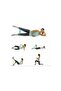 3 Pack Aerobic Band Resistance Band Pilates Squat Working Tire - 3