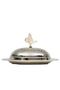 Nickel Forged Handcrafted Boat Copper Rotary Serving and Presentation Plate 30 cm