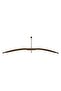 Wooden Toy Set 3 Pieces, Natural Hornbeam Arrow Bow Tk Kayi Shield Target - 4