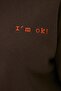 Brown Thick Fleece Inside Regular/Normal Fit Slogan Embroidered Knitted Sweatshirt TWOAW21SW1061 - 11