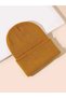 Unisex Basic Beret Mustard