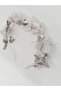 Melkady 284 - Mini Bow Crown with Pearls and Flowers, Maternity Crown, Special Occasion Crown - 4