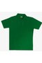 Unisex Combed Cotton Polo Collar Grass Green T-Shirt Children/Adult