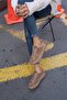 Women's Nude Real Suede Eva Sole