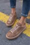 Women's Nude Real Suede Eva Sole - 3