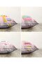 Double Sided Hello Baby Modern 3-Piece Raschel Knitted Throw Pillow Cover Set - 2