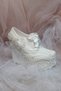 545 Series Wedge Heel French Lace Wedding Dress Shoes - 2