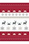 Emılıo بطانية قطنية حمراء مفردة