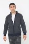 Baba Super Battal Knitwear Zippered Knitted Cardigan and Sweater