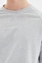 Regular Fit Gray Pajama Set - TMNAW22PT0510 - 4