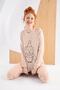 13158 Women's Crew Neck Long Sleeve Pajamas Set - 3