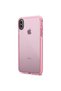 iPhone XS Max Compatible Pink Mua Color Transparent Silicone Case - 2