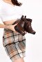 Women's Genuine Leather Non-Slip Wedge Heel Sole Esfa.2003 - Brown - 42
