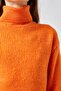 Pomarańczowy sweter damski 2KAL98301UT - 5