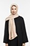 Women's Cream Taupe color Jacquard Shawl - 2