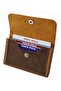 Genuine Antique Leather Handmade Card Holder Wallet - 4