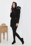 Women's Short Cashmere Stamp Hooded Fur Coat Coat - 4