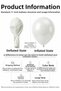 Black Caramel Balloon Set 17 Pieces Adult Birthday Decoration Party Decoration - 2