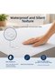 Home ®   Waterproof Mattress Protector – 4 Corner Elastic Mattress Cover, Cotton, Breathable, Washable, Liquid-Proof Mattress Protection Cover, Anti-Allergy and Anti-Mite. - 5