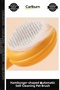 # Petshop Cat Dog Hair Collection Massage Hamburger Shaped Automatic Cleaning Pet Comb - 5